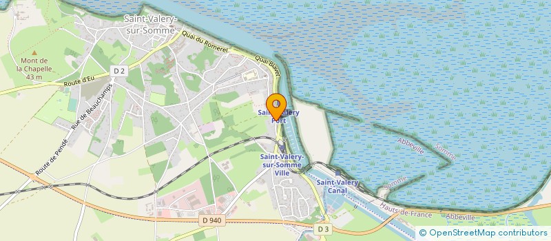 localisation de l'entreprise MADAME MYLENE DESCHAMPS  SAINT-VALERY-SUR-SOMME