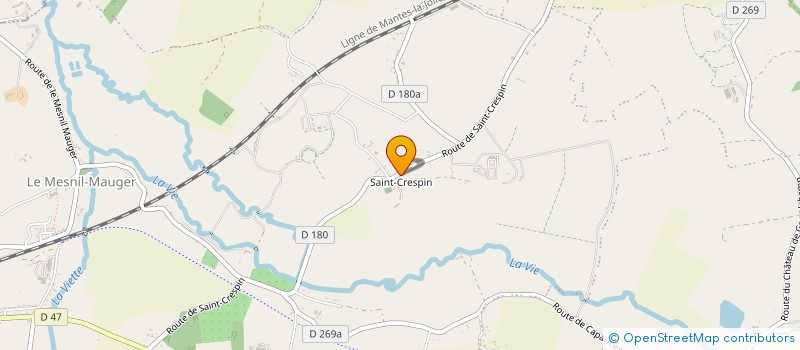 localisation de l'entreprise MADAME MYLENE DESFONTAINE  MEZIDON VALLEE D'AUGE