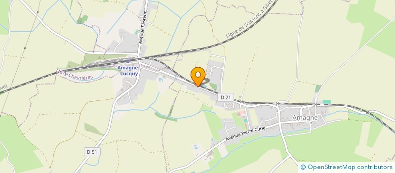 localisation de l'entreprise MADAME MYLENE DESPIERRE  AMAGNE