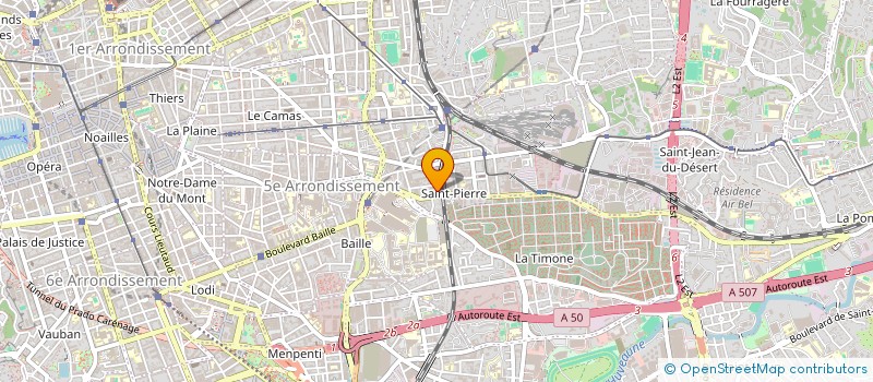 localisation de l'entreprise MADAME MYLENE DESSAINT  MARSEILLE