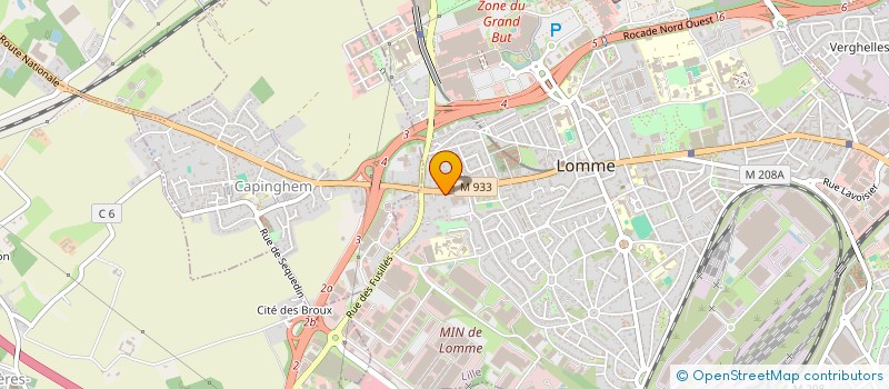 localisation de l'entreprise MADAME MYLENE DEVAUX à LILLE