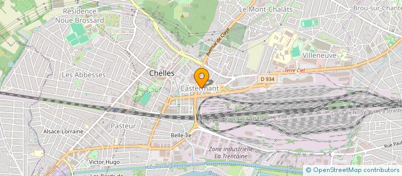 localisation de l'entreprise MADAME MYLENE DIAZ à CHELLES