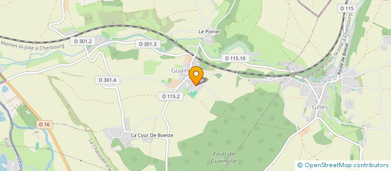 localisation de l'entreprise MADAME MYLENE DIGAIRE à GUAINVILLE