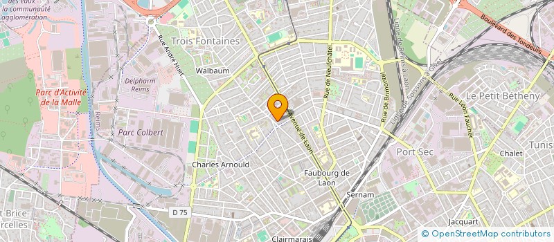 localisation de l'entreprise MADAME MYLENE DORMOIS  REIMS