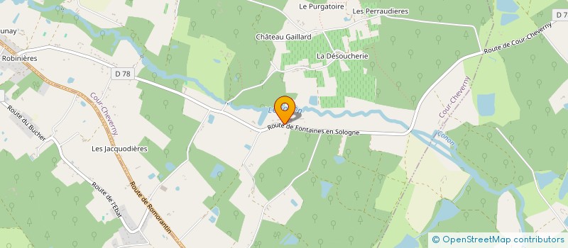 localisation de l'entreprise MADAME MYLENE DOUDARD à COUR-CHEVERNY