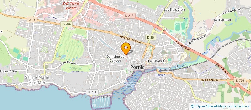 localisation de l'entreprise MADAME MYLENE DUBOIS  PORNIC