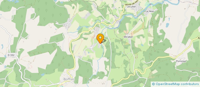 localisation de l'entreprise MADAME MYLENE DUBUS  BOFFRES