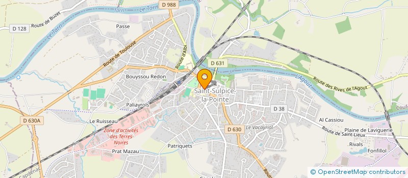 localisation de l'entreprise MADAME MYLENE DULAIRE  SAINT-SULPICE-LA-POINTE