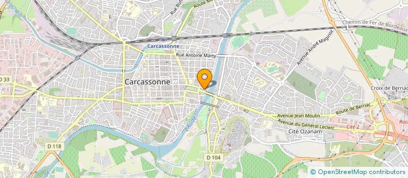 localisation de l'entreprise MADAME MYLENE DUPONT à CARCASSONNE