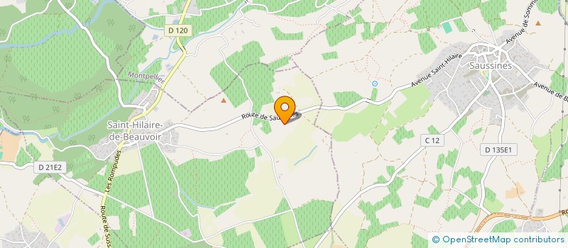 localisation de l'entreprise MADAME MYLENE DURI  MONTAUD