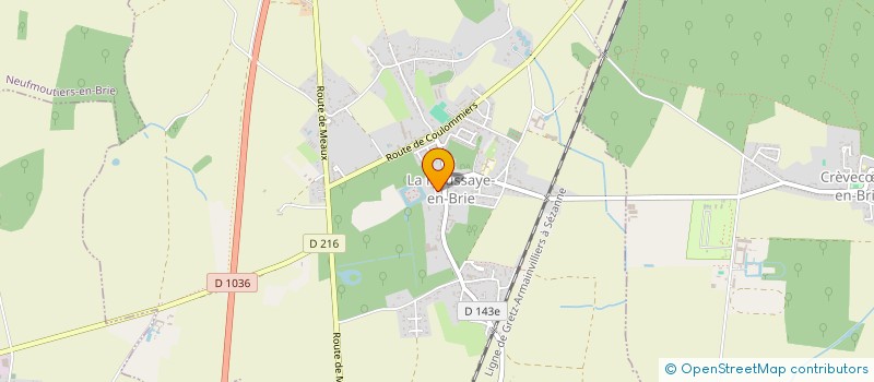 localisation de l'entreprise MADAME MYLENE EISENKREMER  LA HOUSSAYE-EN-BRIE