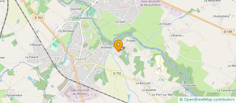 localisation de l'entreprise MADAME MYLENE EMERY à CUGAND