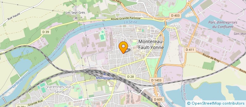 localisation de l'entreprise MADAME MYLENE FERREIRA  MONTEREAU-FAULT-YONNE