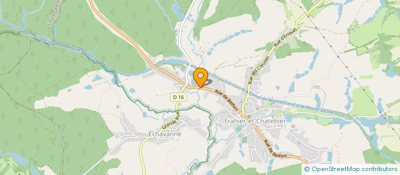 localisation de l'entreprise MADAME MYLENE FLORENCE FOURNIER  FRAHIER-ET-CHATEBIER