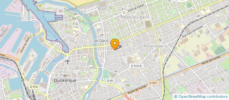 localisation de l'entreprise MADAME MYLENE FORTRIE à DUNKERQUE