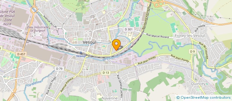 localisation de l'entreprise MADAME MYLENE GARRET  VESOUL