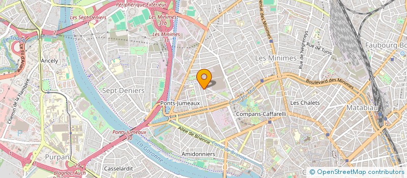localisation de l'entreprise MADAME MYLENE GASPARINI--COZ  TOULOUSE