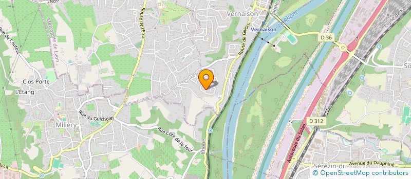 localisation de l'entreprise MADAME MYLENE GEFFROY  VERNAISON