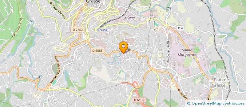 localisation de l'entreprise MADAME MYLENE GENARD à GRASSE