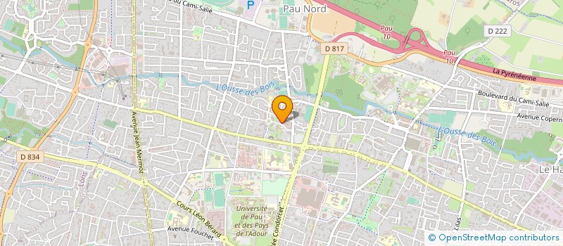 localisation de l'entreprise MADAME MYLENE GIANNINI à PAU