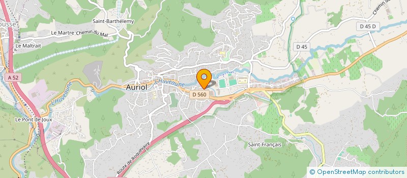 localisation de l'entreprise MADAME MYLENE GIORDANO  AURIOL