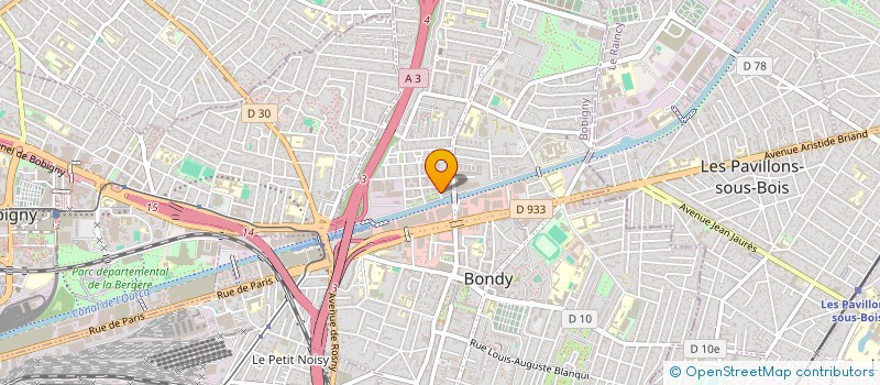 localisation de l'entreprise MADAME MYLENE GIRARD à AULNAY-SOUS-BOIS