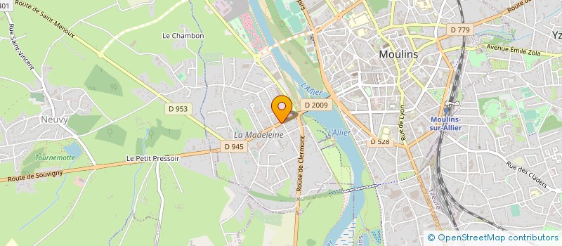 localisation de l'entreprise MADAME MYLENE GOLIK  MOULINS