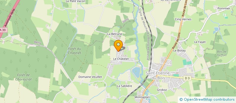 localisation de l'entreprise MADAME MYLENE GONNET  SAINT-ETIENNE-DU-BOIS