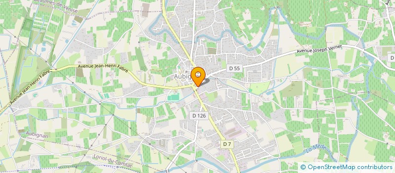 localisation de l'entreprise MADAME MYLENE GONTIER  AUBIGNAN