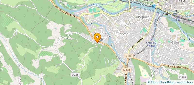 localisation de l'entreprise MADAME MYLENE GOPOIS  JURANCON