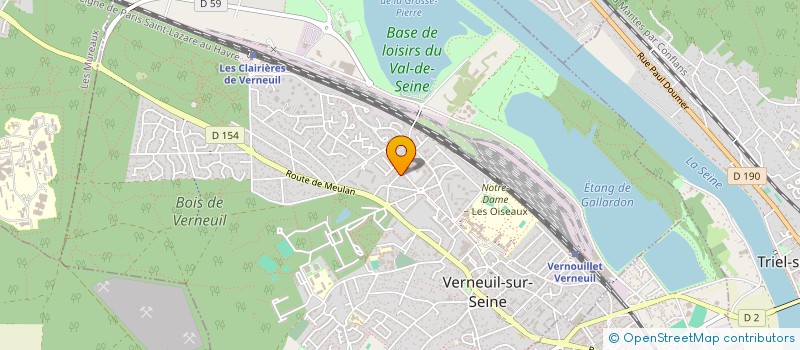 localisation de l'entreprise MADAME MYLENE GOZLAN à VERNEUIL-SUR-SEINE