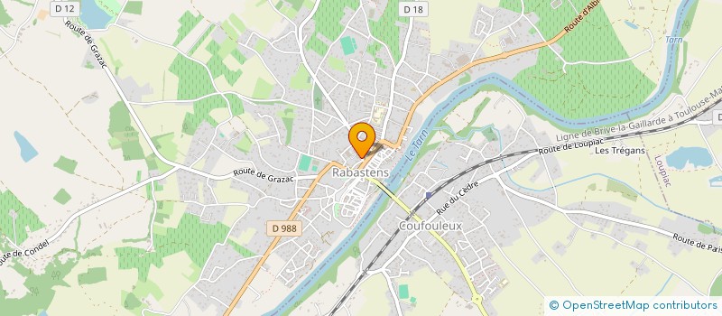 localisation de l'entreprise MADAME MYLENE GRANIER  RABASTENS