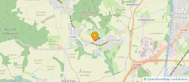 localisation de l'entreprise MADAME MYLENE GUEPPOIS  LARBROYE