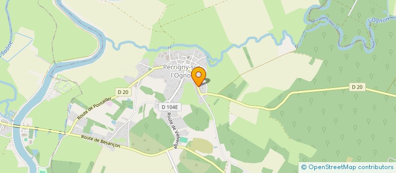 localisation de l'entreprise MADAME MYLENE GUEURY  PERRIGNY-SUR-L'OGNON