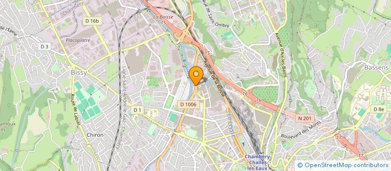 localisation de l'entreprise MADAME MYLENE GUILBERT  CHAMBERY