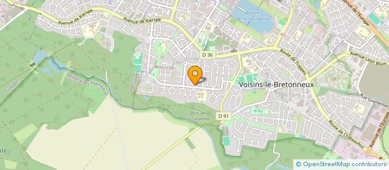 localisation de l'entreprise MADAME MYLENE HAISE  VOISINS-LE-BRETONNEUX