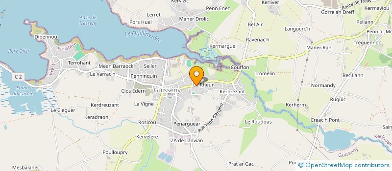 localisation de l'entreprise MADAME MYLENE HUYET  GUISSENY