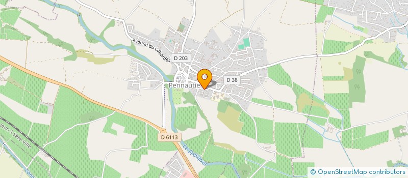 localisation de l'entreprise MADAME MYLENE ISARD  PENNAUTIER