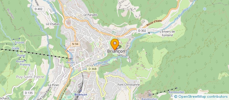 localisation de l'entreprise MADAME MYLENE JAUME  BRIANCON