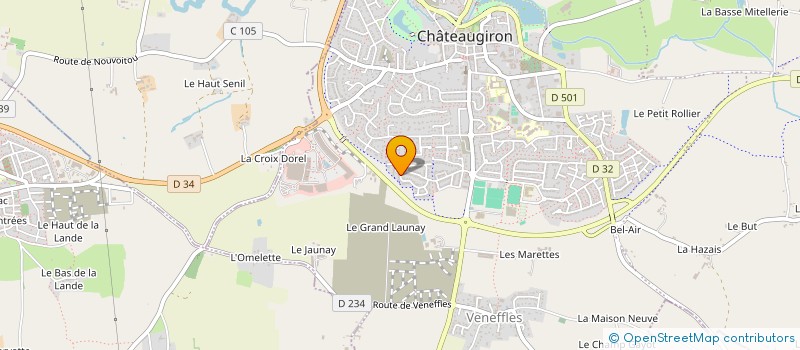 localisation de l'entreprise MADAME MYLENE JOACHIM  CHATEAUGIRON