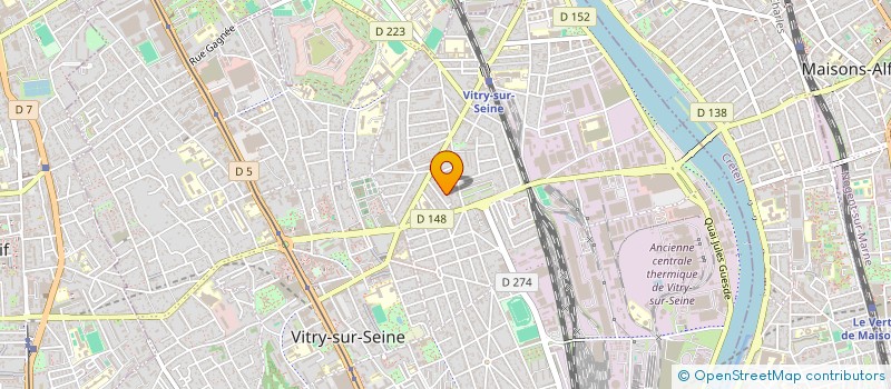 localisation de l'entreprise MADAME MYLENE KANGA à VITRY-SUR-SEINE