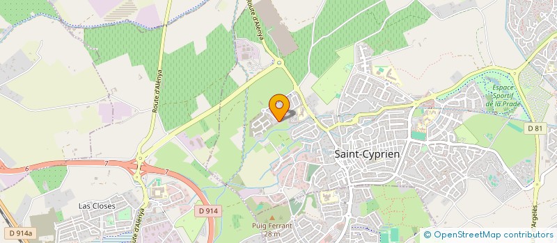 localisation de l'entreprise MADAME MYLENE KONIECZNY  SAINT-CYPRIEN