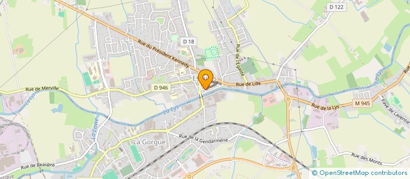 localisation de l'entreprise MADAME MYLENE LAROZE  ESTAIRES