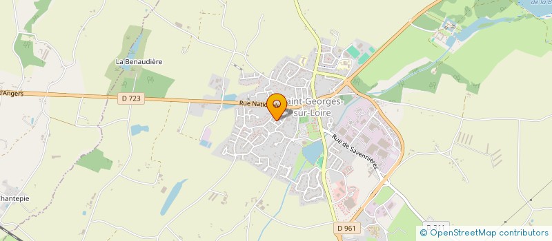 localisation de l'entreprise MADAME MYLENE LE CORRE  SAVENNIERES