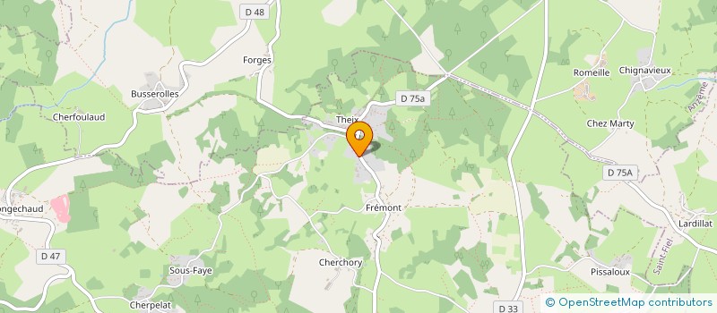 localisation de l'entreprise MADAME MYLENE LE GUERN  SAINT-SULPICE-LE-GUERETOIS