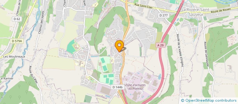 localisation de l'entreprise MADAME MYLENE LEFEVRE  HONFLEUR