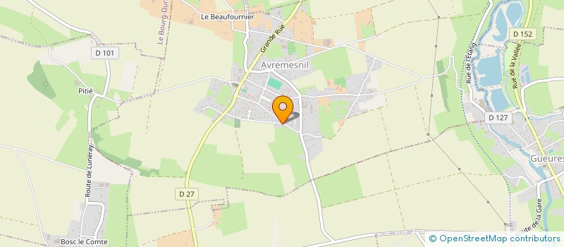 localisation de l'entreprise MADAME MYLENE LEMERCIER  AVREMESNIL