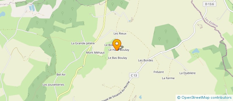 localisation de l'entreprise MADAME MYLENE LEROY à CETON
