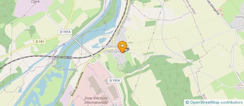 localisation de l'entreprise MADAME MYLENE LHOMMEE  FONTENOY-SUR-MOSELLE