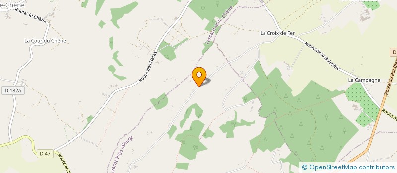 localisation de l'entreprise MADAME MYLENE LOPEZ  SAINT-PIERRE-EN-AUGE